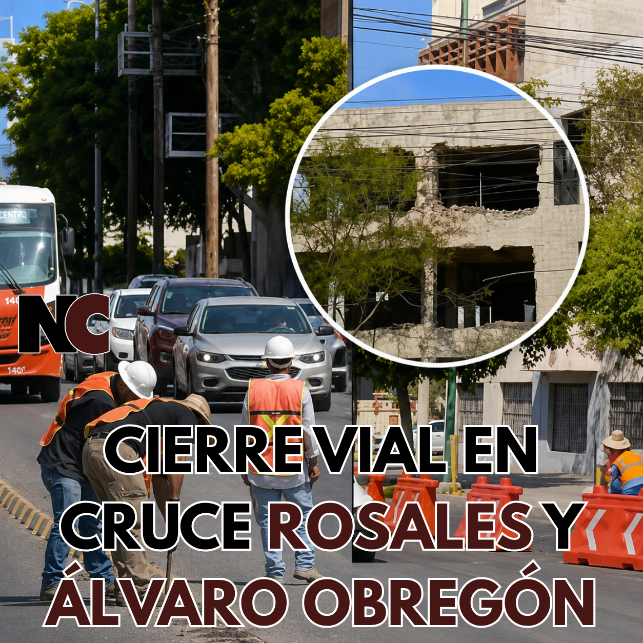 cierre vial