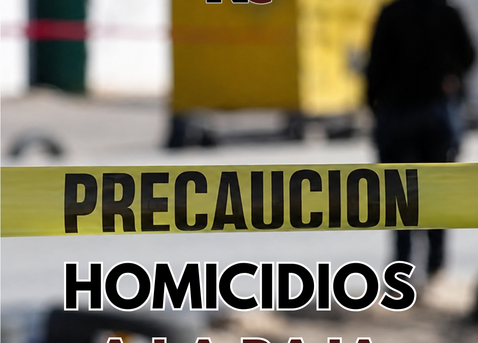 Homicidios a la baja