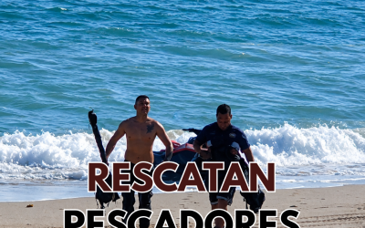 Rescatan a pescadores en Bahía de Kino