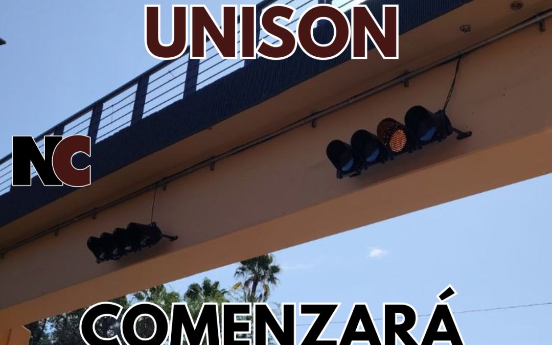 Semáforo de la Unison comenzará operaciones