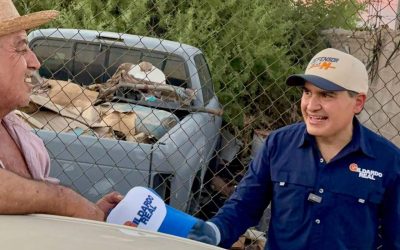 Gildardo Real realiza trabajo comunitario en colonias de Hermosillo