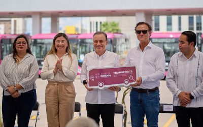 Hermosillo inaugura línea de autobuses eléctricos con inversión de 115 millones