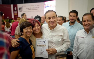 Durazo y Sedatu aseguran el patrimonio de familias sonorenses con entrega de escrituras y créditos liquidados
