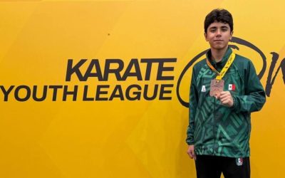 Presea de bronce para karateca sonorense en la K1 Youth League