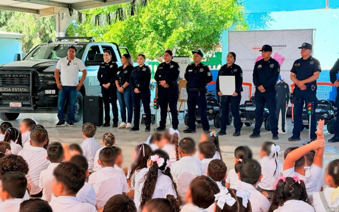Niñas y niños de Puerto Peñasco se comprometen a ser Promotores por La Paz