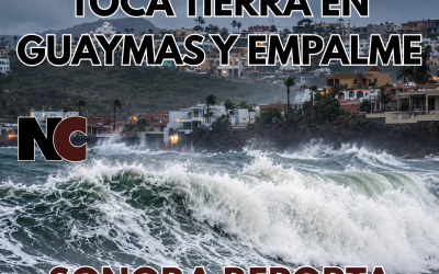 Huracán Polo toca tierra en Guaymas y Empalme; Sonora reporta saldo blanco