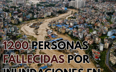 Más de 1200 personas fallecidas por inundaciones en Nepal
