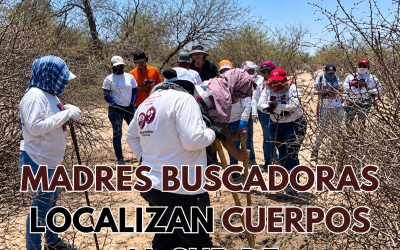 MADRES BUSCADORAS LOCALIZAN CUERPOS AL SURPONIENTE DE HERMOSILLO