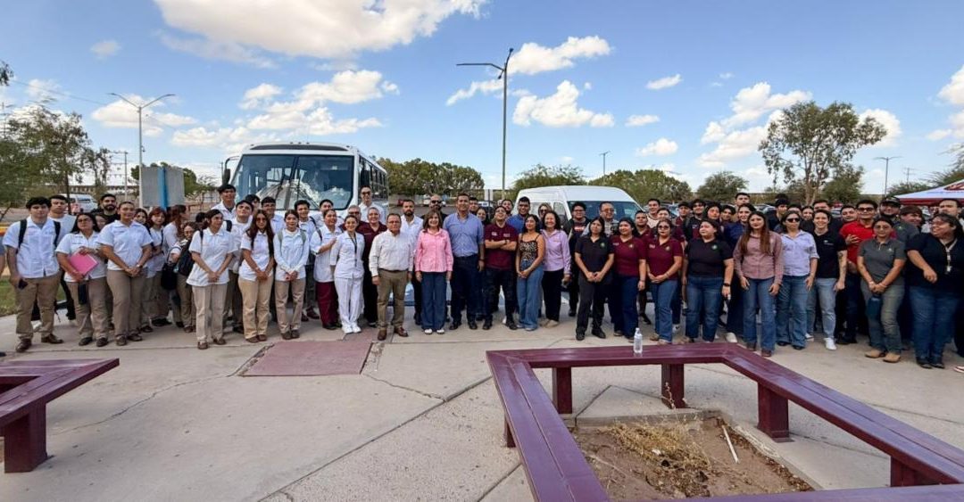 Gobierno de Sonora fortalece transporte para estudiantes de UES San Luis Río Colorado con nuevas unidades