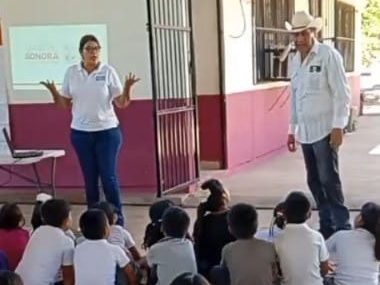 Secretaría de Seguridad ofrece pláticas preventivas a niñas y niños de comunidades indígenas en lengua yaqui