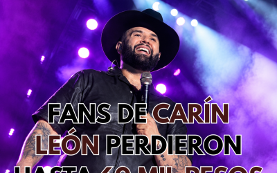 FANS DE CARÍN LEÓN PERDIERON HASTA 60 MIL PESOS EN LAS VEGAS