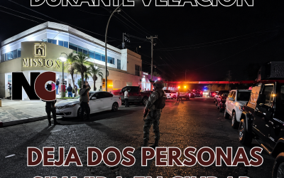 Ataque armado durante velación deja dos personas sin vida en Ciudad Obregón