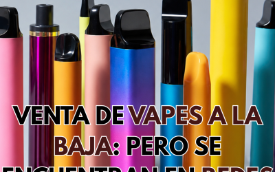 Venta de vapes a la baja: Pero se encuentran en redes sociales