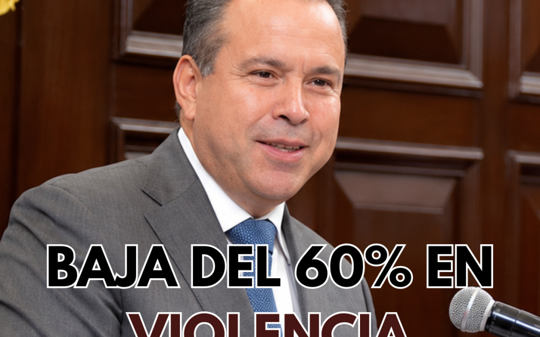 BAJA DEL 60% EN VIOLENCIA FAMILIAR
