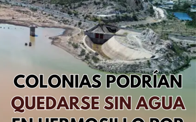56 colonias podrían quedarse sin agua en Hermosillo por ruptura de tubería