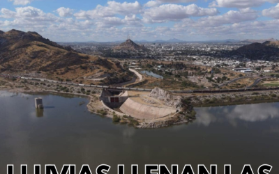 Lluvias llenan las presas de Sonora