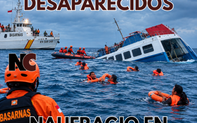Seis muertos y 129 desaparecidos: Naufragio en Indonesia