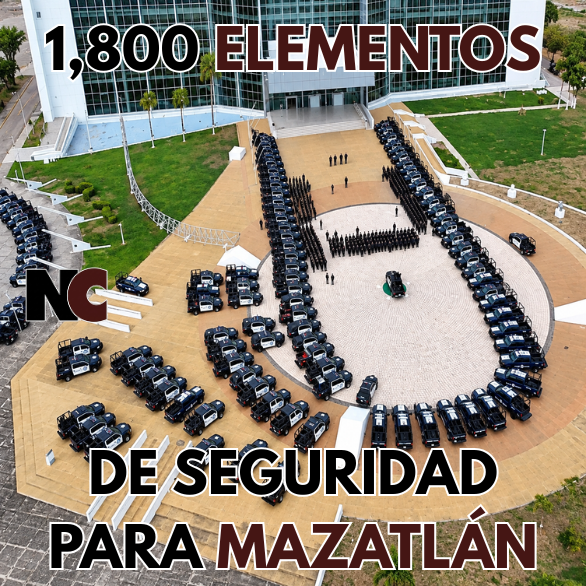 Refuerzan seguridad en Mazatlán con mil 800 elementos federales