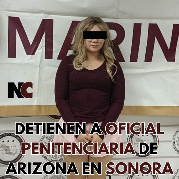 Detienen en Sonora a oficial penitenciaria de Arizona con más de 5 mil cartuchos