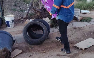 Retiran 23 toneladas de cacharros en La Cholla, Hermosillo