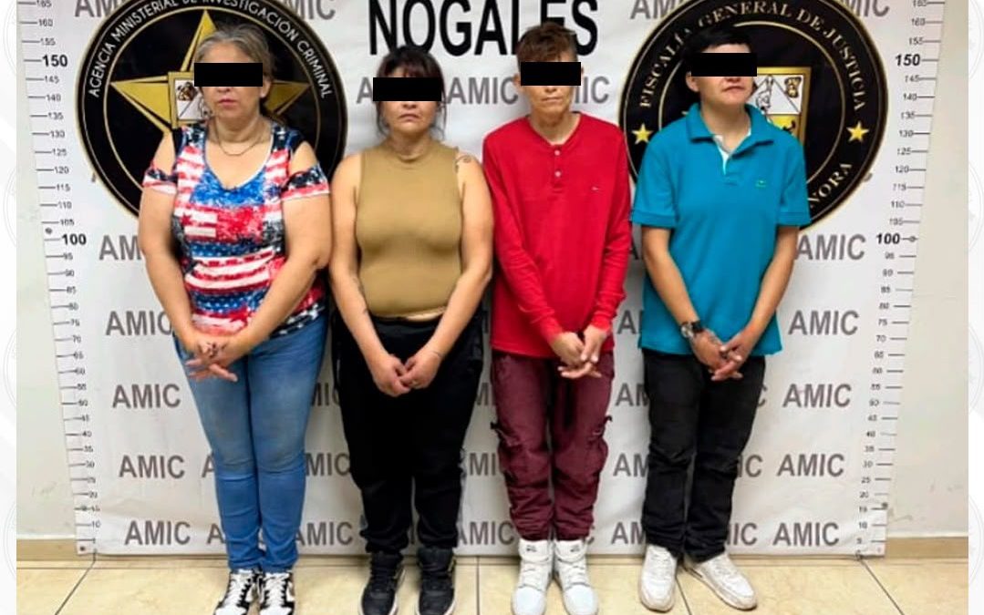 Cuatro mujeres vinculadas a proceso por posesión de drogas en Sonora