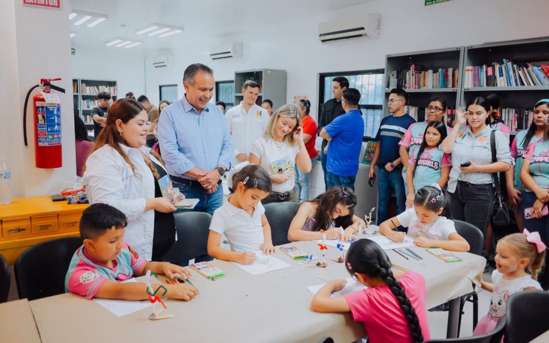 Inaugura Toño Astiazarán nueva Ludoteca en San Pedro El Saucito