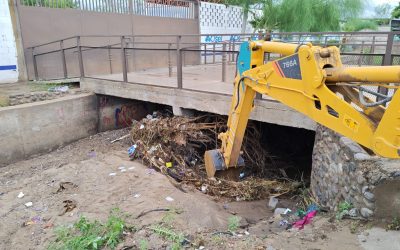 Mantiene Gobierno de Hermosillo limpieza de canales y arroyos en temporada de lluvias
