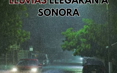 Frente frío y lluvias llegaran a Sonora