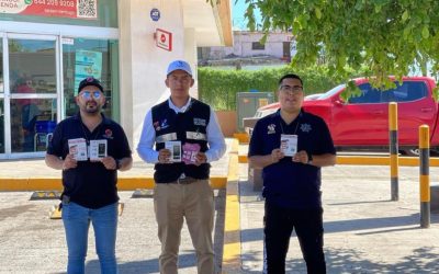 Desarrolla Secretaría de Seguridad operativos informativos en calles de Navojoa