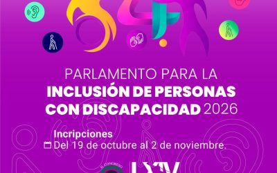 Abre Congreso de Sonora convocatoria a participar en el Parlamento para la Inclusión de Personas con Discapacidad 2026