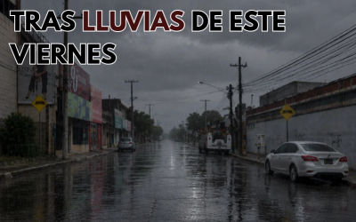Se reportan apagones al sur de Hermosillo tras lluvias de este viernes